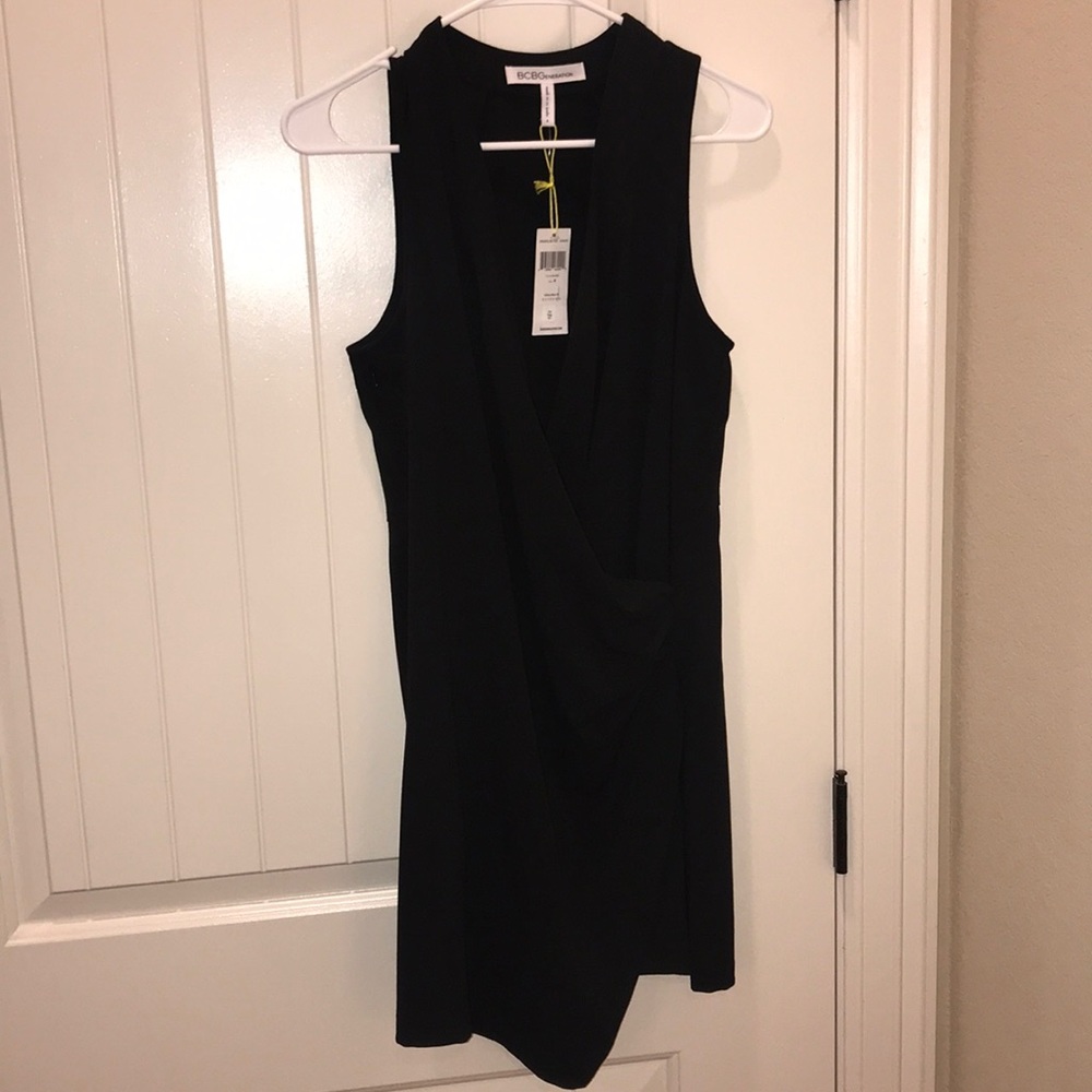 BCBG Ruched Tuxedo Dress size 4
